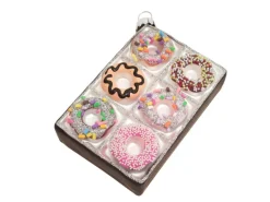 Krebs Glas Lauscha Baumschmuck Pralinenschachtel Mehrfarbig 9cm