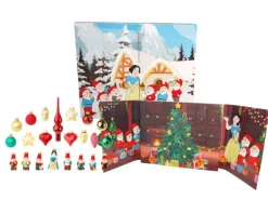 Krebs Glas Lauscha Baumschmuck Schneewittchen Adventskalender Mehrfarbig 12cm