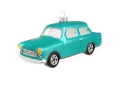 Krebs Glas Lauscha Baumschmuck Trabant Türkis 11cm