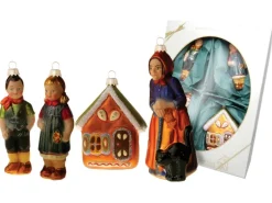 Krebs Glas Lauscha Baumschmuck Hänsel und Gretel Mehrfarbig 17cm