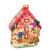 Krebs Glas Lauscha GmbH Christbaumschmuck Glas Lebkuchenhaus Hänsel&Gretel 13 cm multicolor