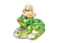 Krebs Glas Lauscha Weihnachtsornament Frosch 1-tlg. 6cm