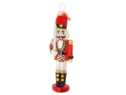 Krebs Glas Lauscha Weihnachtsornament Nussknacker 1-tlg. 12cm