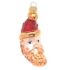 Krebs Glas Lauscha Weihnachtsornament Santa Halbmond 1-tlg. 4cm