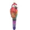 Krebs Glas Lauscha Weihnachtsornament Papagei 1-tlg. 4cm