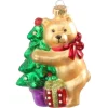 Krebs Glas Lauscha Weihnachtsornament Bär 1-tlg. 11cm