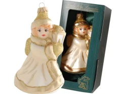 Krebs Glas Lauscha Weihnachtsornament Engel 1-tlg. 14cm