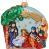 Krebs Glas Lauscha Weihnachtskrippe 1-tlg. 13cm
