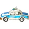 Krebs Glas Lauscha Weihnachtsornament Polizeiwagen 1-tlg. 7cm