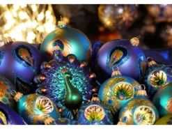 Krebs Glas Lauscha Weihnachtsbaumkugeln Weihnacht 9-tlg. 7cm