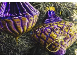 Krebs Glas Lauscha Weihnachtsornamente Barock 6-tlg. 8cm