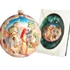 Krebs Glas Lauscha Weihnachtstaler Bethlehem 1-tlg. 13cm