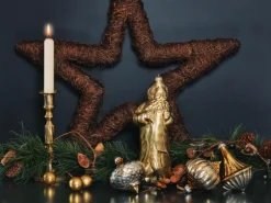 Krebs Glas Lauscha Weihnachtsornament Santa Uni 1-tlg. 22cm