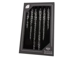 Krebs Glas Lauscha Weihnachtsornamente Eiszapfen Transparent 6-tlg. 23cm