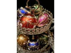 Krebs Glas Lauscha Weihnachtsbaumkugeln Gloria 9-tlg. 8cm