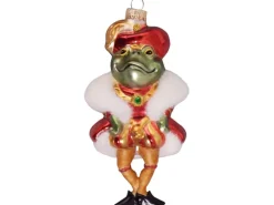 Krebs Glas Lauscha Weihnachtsornament Frosch-Prinz 1-tlg. 14cm
