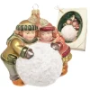 Krebs Glas Lauscha Weihnachtsornament Schneeballkind 1-tlg. 11cm