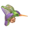 Krebs Glas Lauscha Weihnachtsornament Kolibri 1-tlg. 5cm