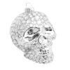Krebs Glas Lauscha Weihnachtsornament Totenkopf 1-tlg. 10cm