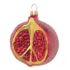 Krebs Glas Lauscha Weihnachtsornament Granatapfel 1-tlg. 6cm