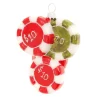 Krebs Glas Lauscha Weihnachtsornament Jetons 1-tlg. 10cm
