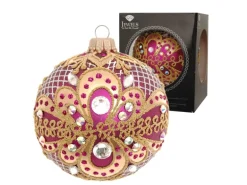 Krebs Glas Lauscha Weihnachtsbaumkugel Gloria 1-tlg. 8cm