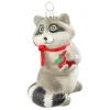 Krebs Glas Lauscha Weihnachtsornament Waschbär 1-tlg. 10cm