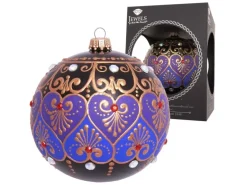 Krebs Glas Lauscha Weihnachtskugel Byzanz 1-tlg. 8cm