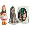 Krebs Glas Lauscha Weihnachtsornamente Rotkäppchen und der Wolf 13cm