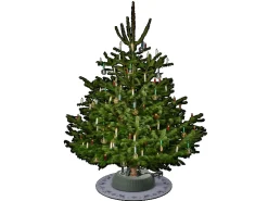 Krinner Weihnachtsbaum-Unterlegdecke Ø 60 cm Grau