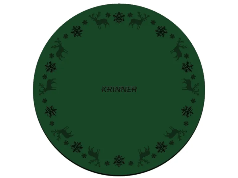 Krinner Weihnachtsbaum-Unterlegdecke Ø 60 cm Grün