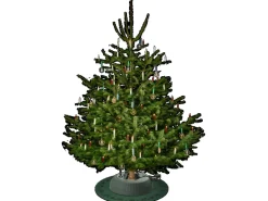 Krinner Weihnachtsbaum-Unterlegdecke Ø 60 cm Grün
