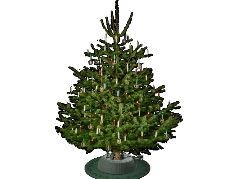 Krinner Weihnachtsbaum-Unterlegdecke Ø 60 cm Grün