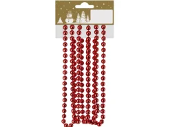 Kugelkette Kunststoff Rot 180 cm