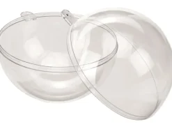 Kunststoff-Kugel teilbar 10 cm glasklar
