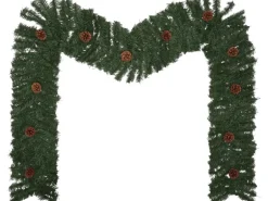 Kunsttannengirlande 270 cm Dunkelgrün