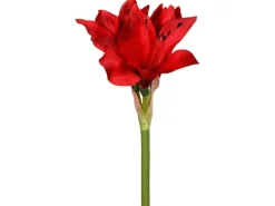 Kunstzweig Amaryllis aus Kunststoff 51 cm Rot