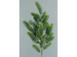 Kunstzweig Edeltannenzweig aus Kunststoff 65 cm Grün