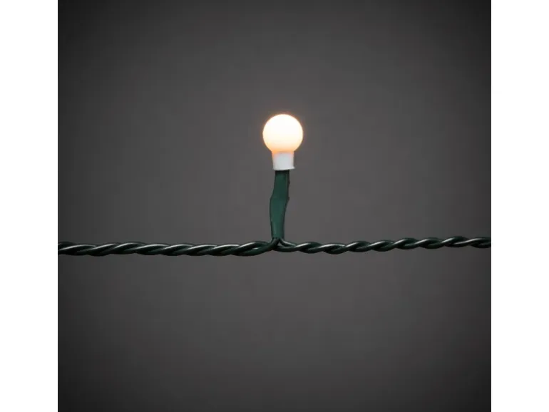 LED Baummantel mit Ring mit Globes 150 bernsteinfarbene LEDs innen