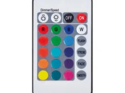 LED Bodeneinbauleuchte Budoni mit Farbwechsel Rund Silber 5 Stück