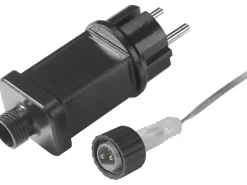 LED Büschellichterkette mit Sternen 80 warmweiße LEDs innen und außen