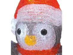 LED Dekofigur Pinguin 21 cm