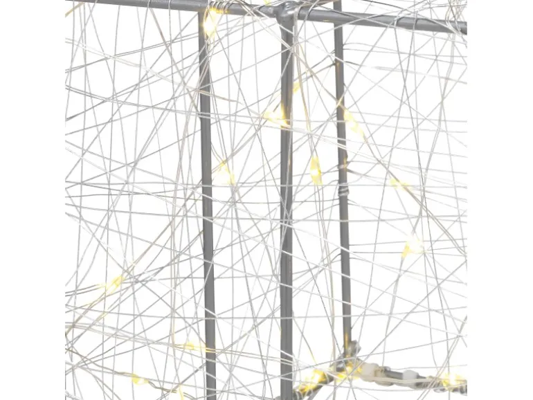 LED Drahtfigur Geschenk 15 cm x 21 cm