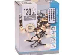 LED Lichterkette 120 warmweiße LEDs innen und außen
