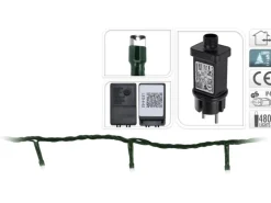 LED Lichterkette 480 warmweiße LEDs innovative App-Steuerung innen und außen