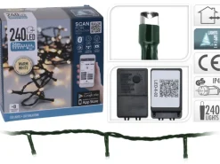 LED Lichterkette 240 warmweiße LEDs App-Steuerung innen und außen