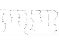 LED Lichtervorhang Eisregen 400 warmweiße LEDs 8 Funktionen Innen und Außen