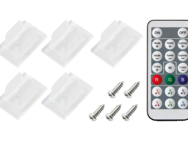 LED Lichtschlauch 120° RGB 5 m IP44 inkl. Fernbedienung