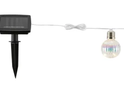 LED Solar-Lichterkette 4,8 m inkl. 10 Kugeln Ø 6 cm x 8,5 cm