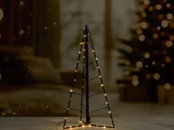 LED-Baum Eisen Schwarz 60 cm x 31 cm x 100,5 cm